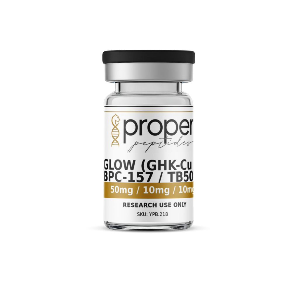GLOW GHK-Cu (50mg) / BPC-157 (10mg) / TB500 (10mg)